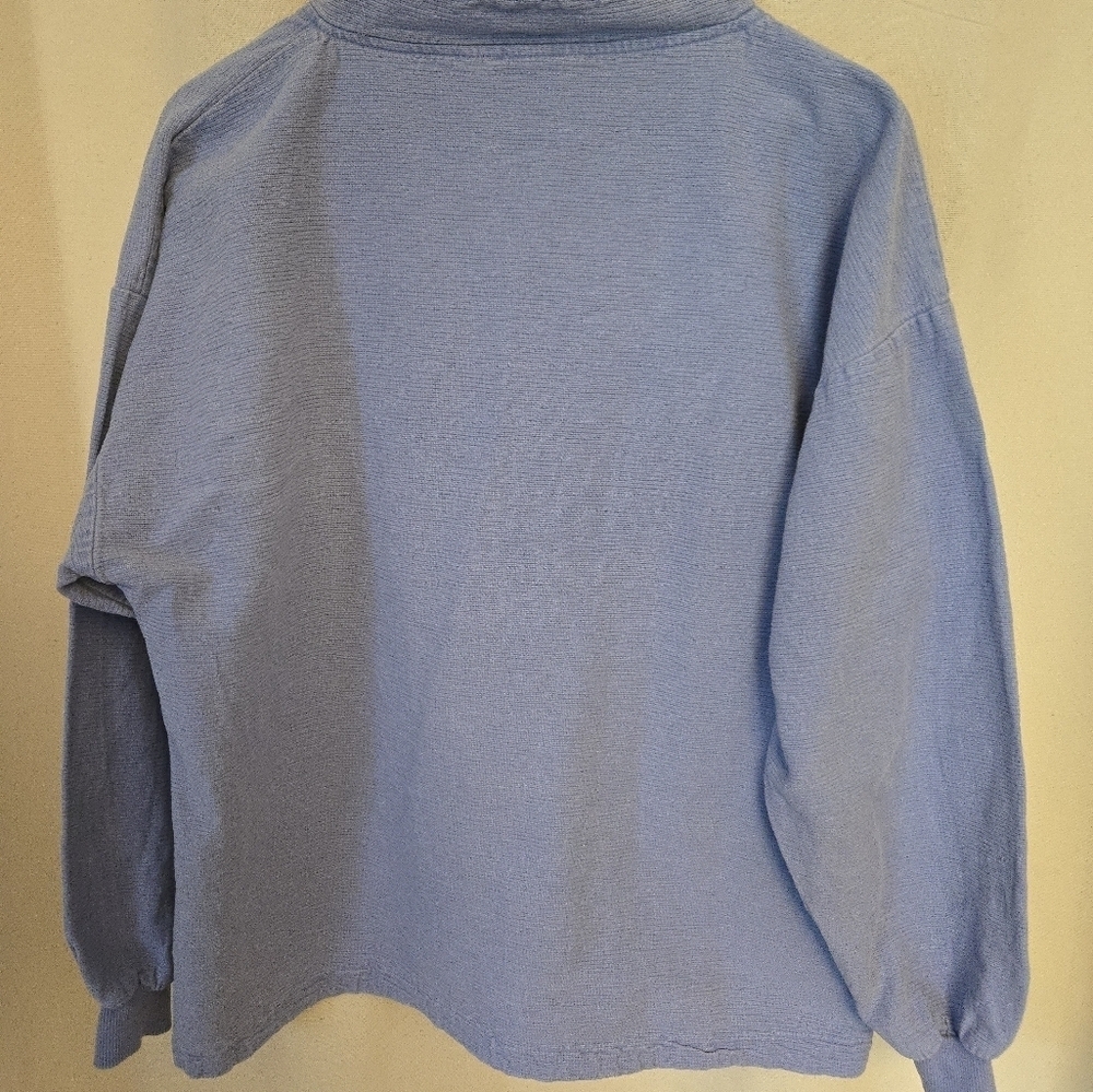 Harborside Graphics Blue Women's Top 100% Cotton - Picture 5 of 5